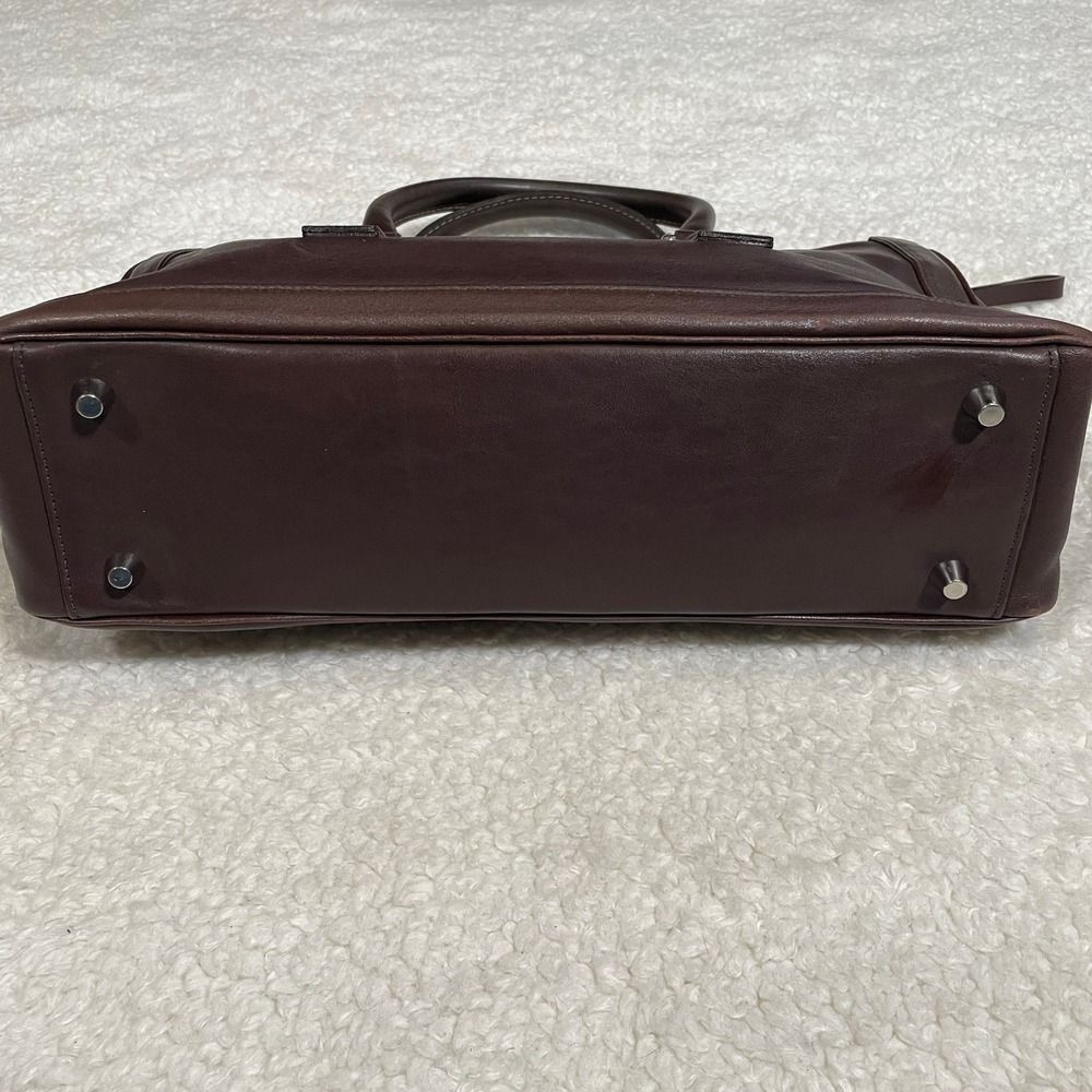 Vintage Coach Bonnie Legacy Handbag Satchel Dark Brown Leather 2001 Y2K - Picture 3 of 15